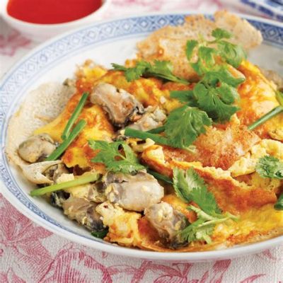  Zhangzhou Oyster Omelette:  Un Esplosione di Sapori Marini e una Delizia Croccante!